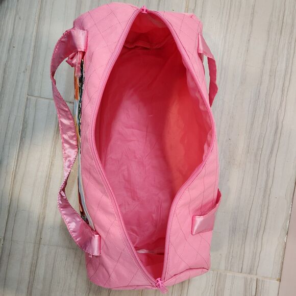 Disney Princess Aurora, Belle & Cinderella Girls Kids Pink Duffle Bag - Picture 9 of 13